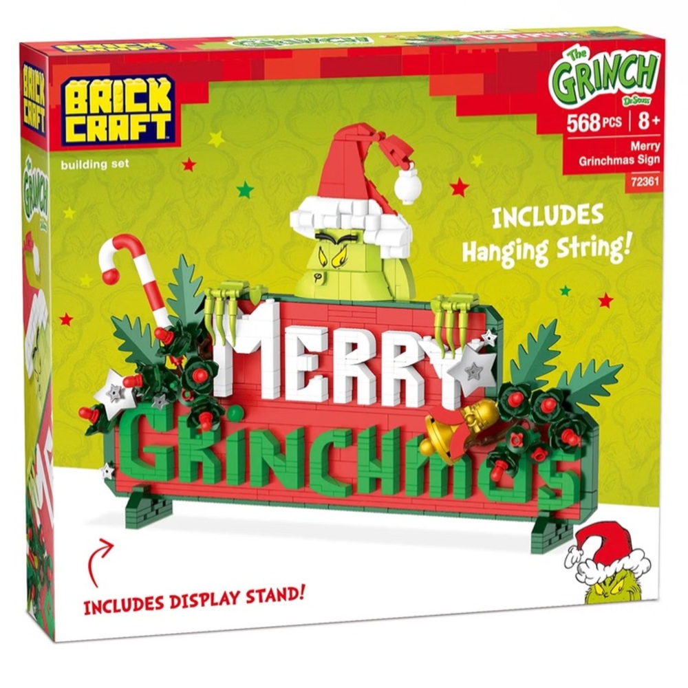 Brick Craft The Grinch 'Merry Grinchmas' Holiday Building Set -
